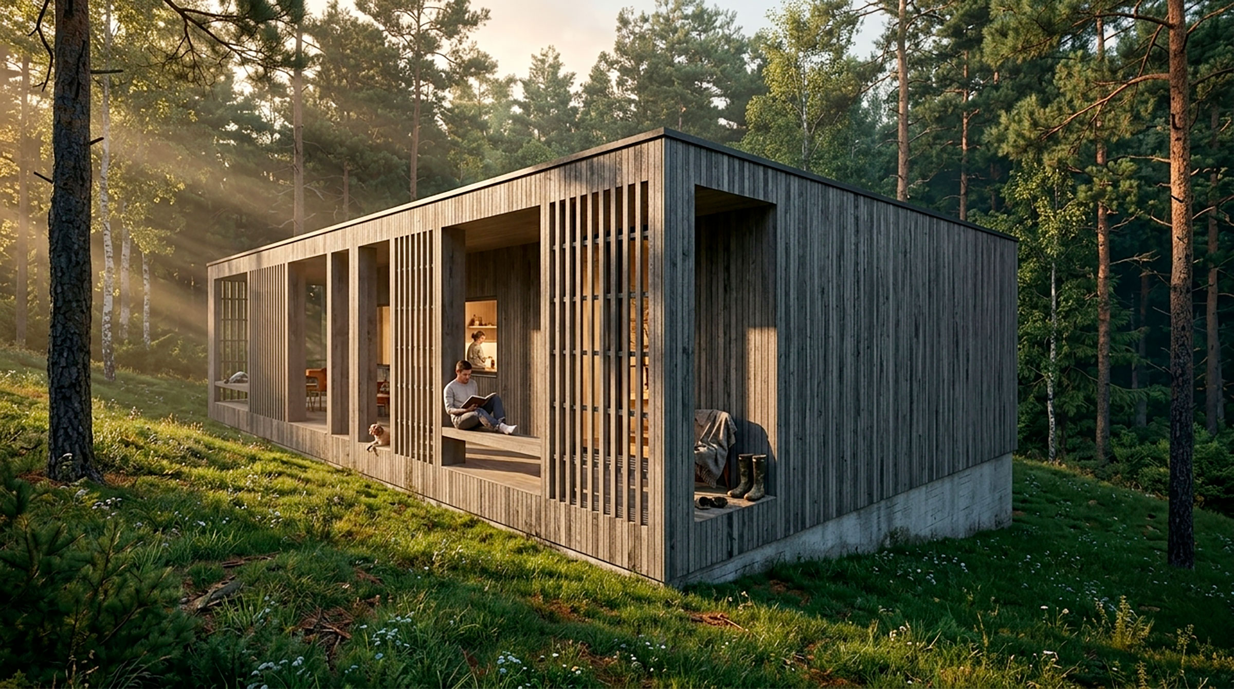  &copy; <bold> SMASH ARCHI</bold>TECTURE srl | ANJI | construction d'une maison dans les Ardennes